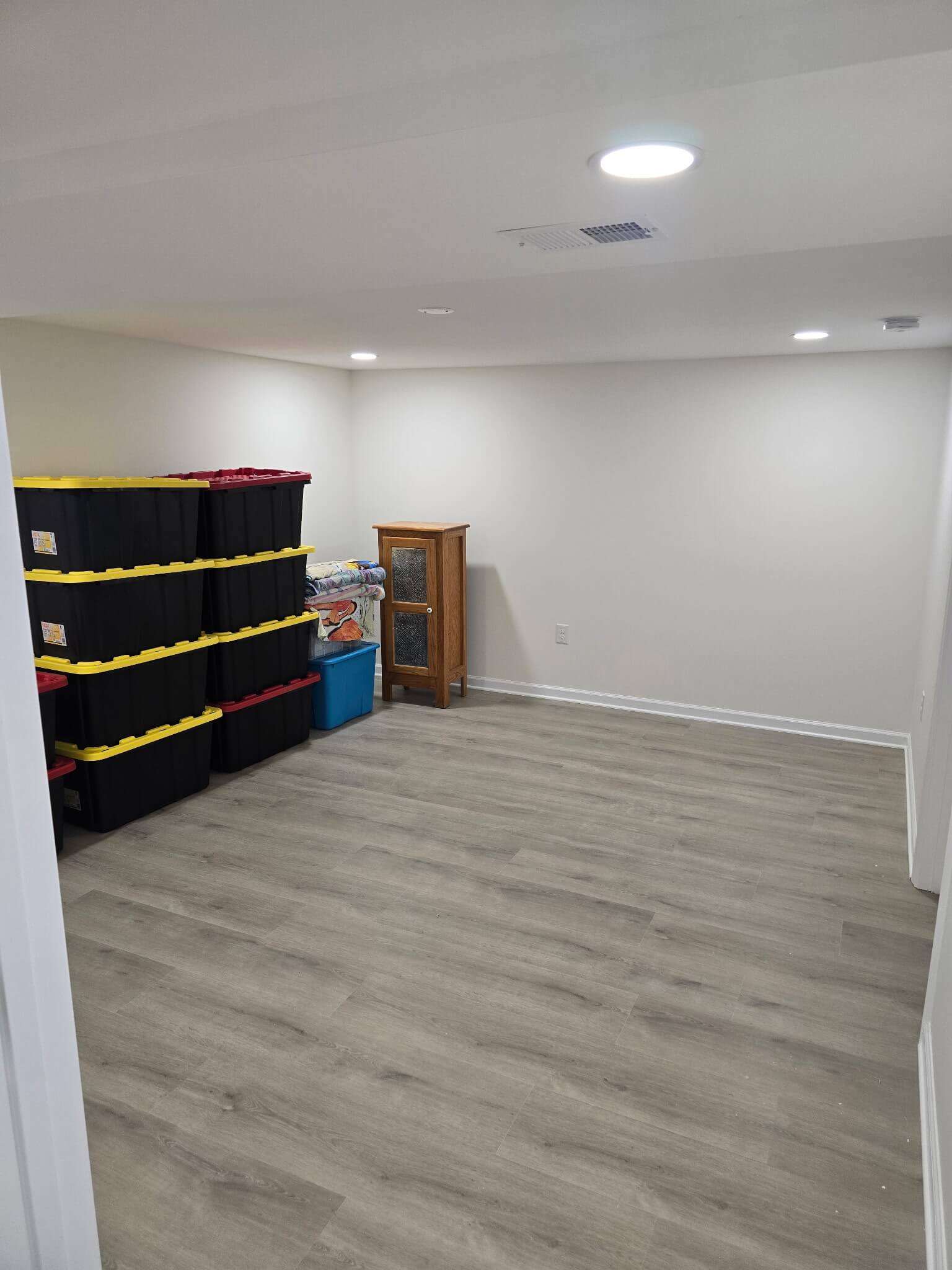 Custom built-in storage area